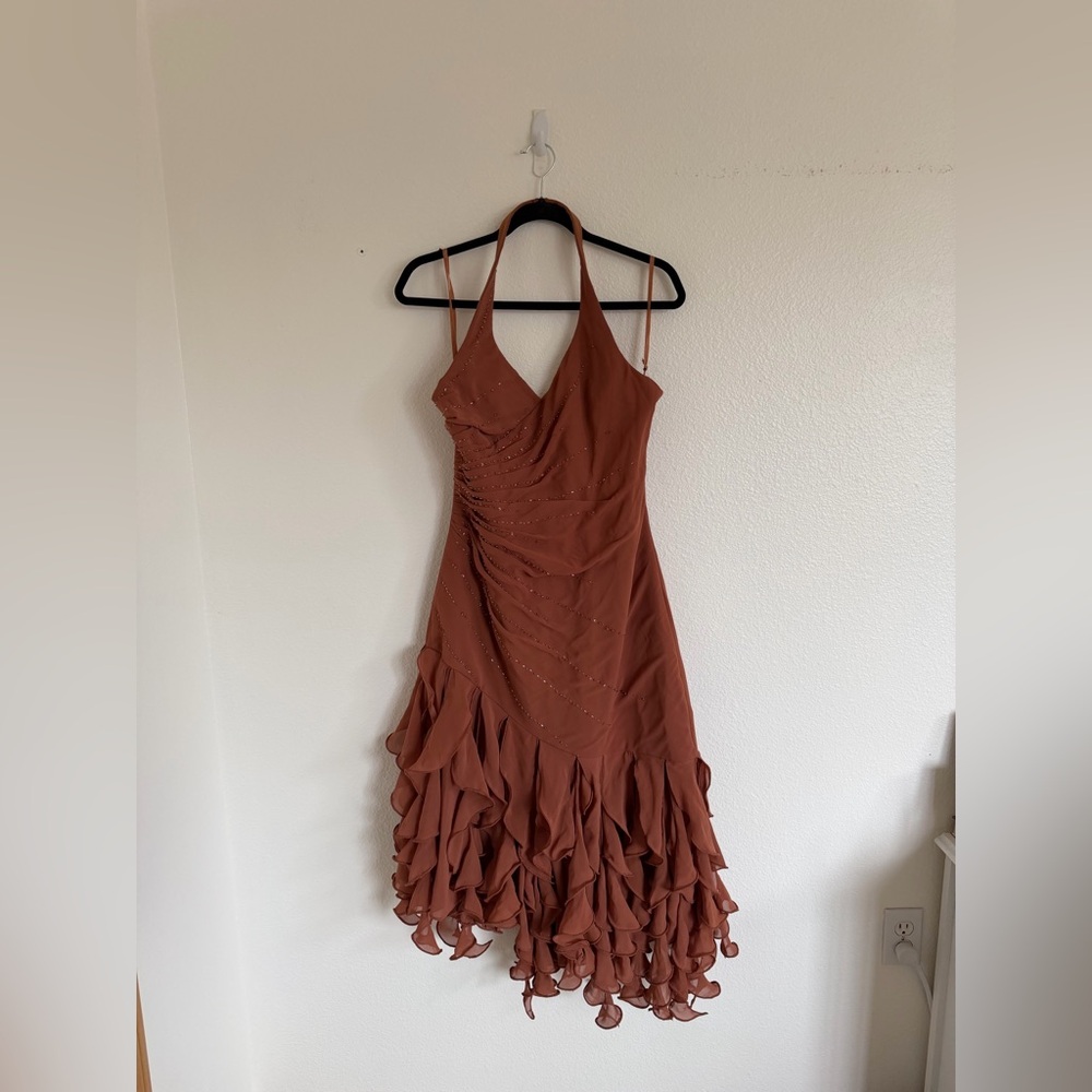 Tan Formal Dress - Picture 3 of 10